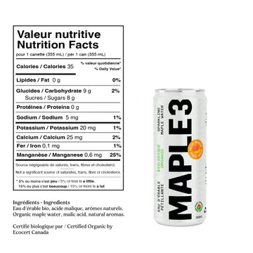 Organic Sparkling Peach Mango: 4 pack (12FL OZ)
