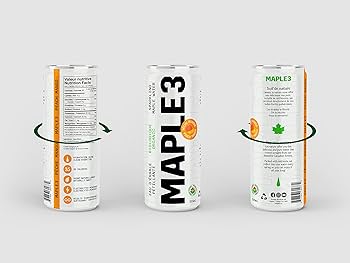 Organic Sparkling Peach Mango: 4 pack (12FL OZ)