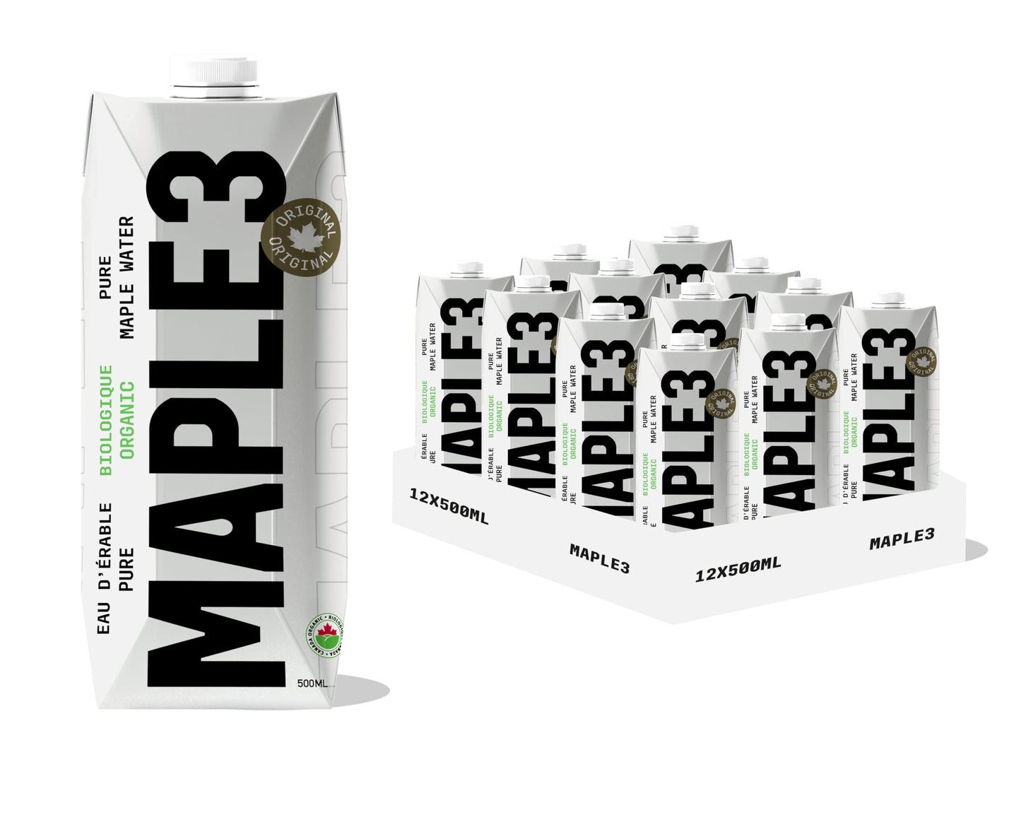 Organic Maple Water: 12 pack (16.9FL OZ)